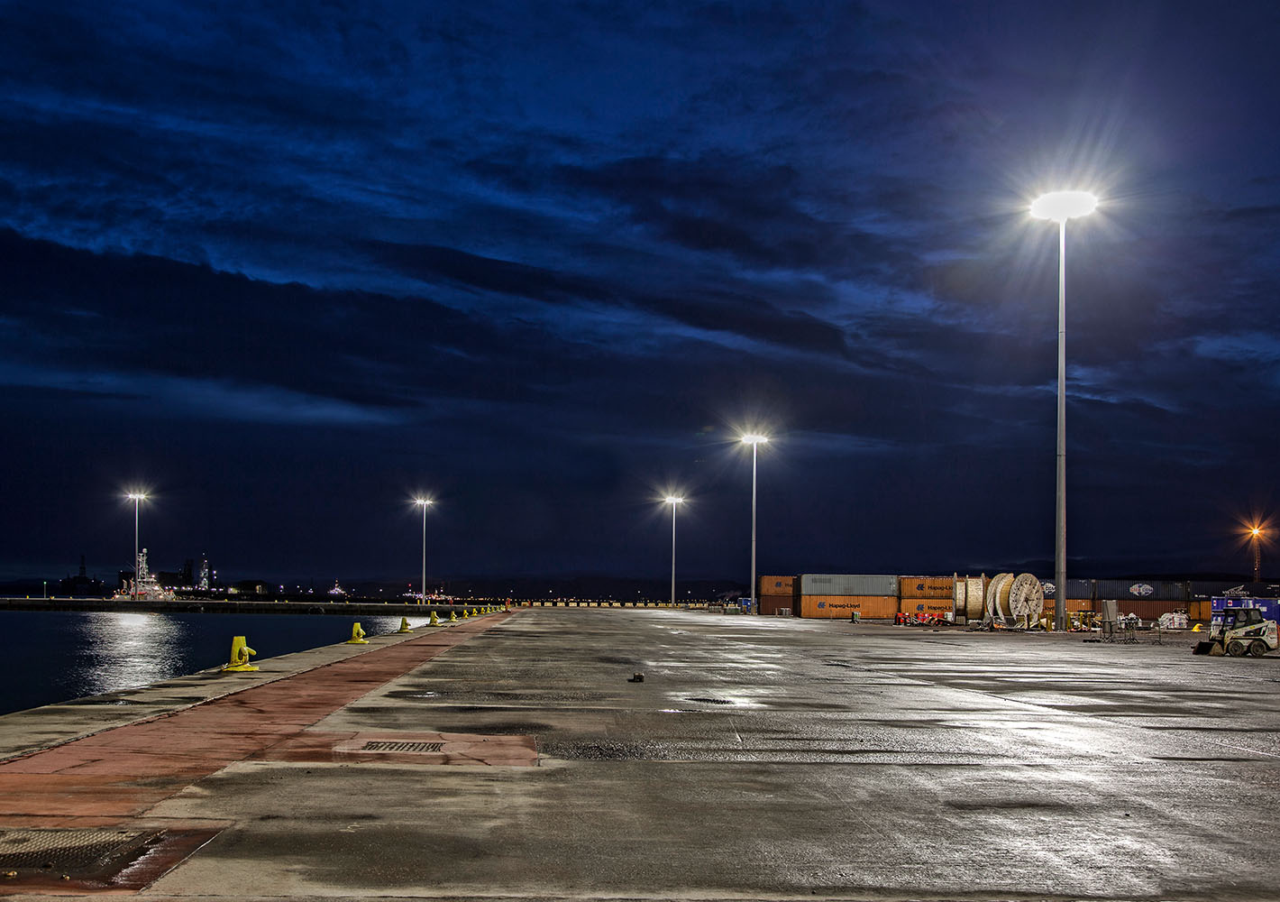 Security & Perimeter lighting for dock yards
