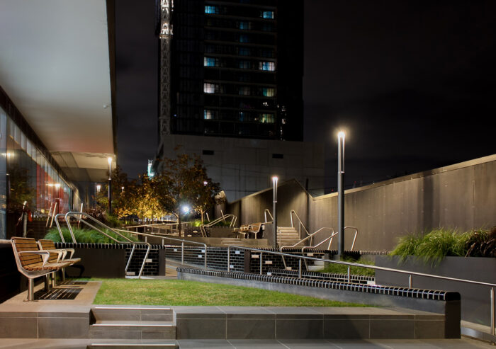 Victoria Square Apartments LED Bollard